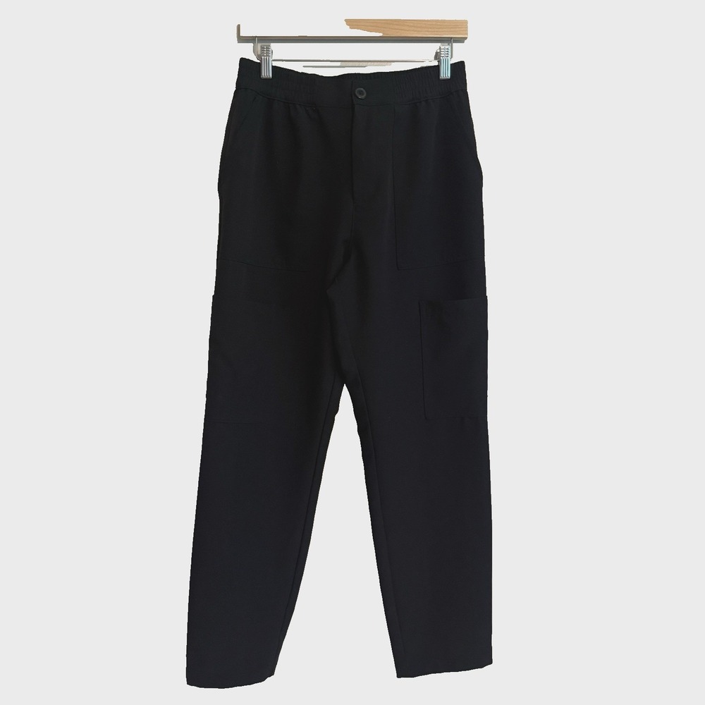 Sanctuary Womens Black Elastic Waist Cargo Pants Size M Pockets Normcore Capsule